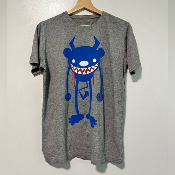 Splash Limited Edition Graphic Tee Men’s Size M Gray Monster Print 100% Cotton - Picture 1 of 8